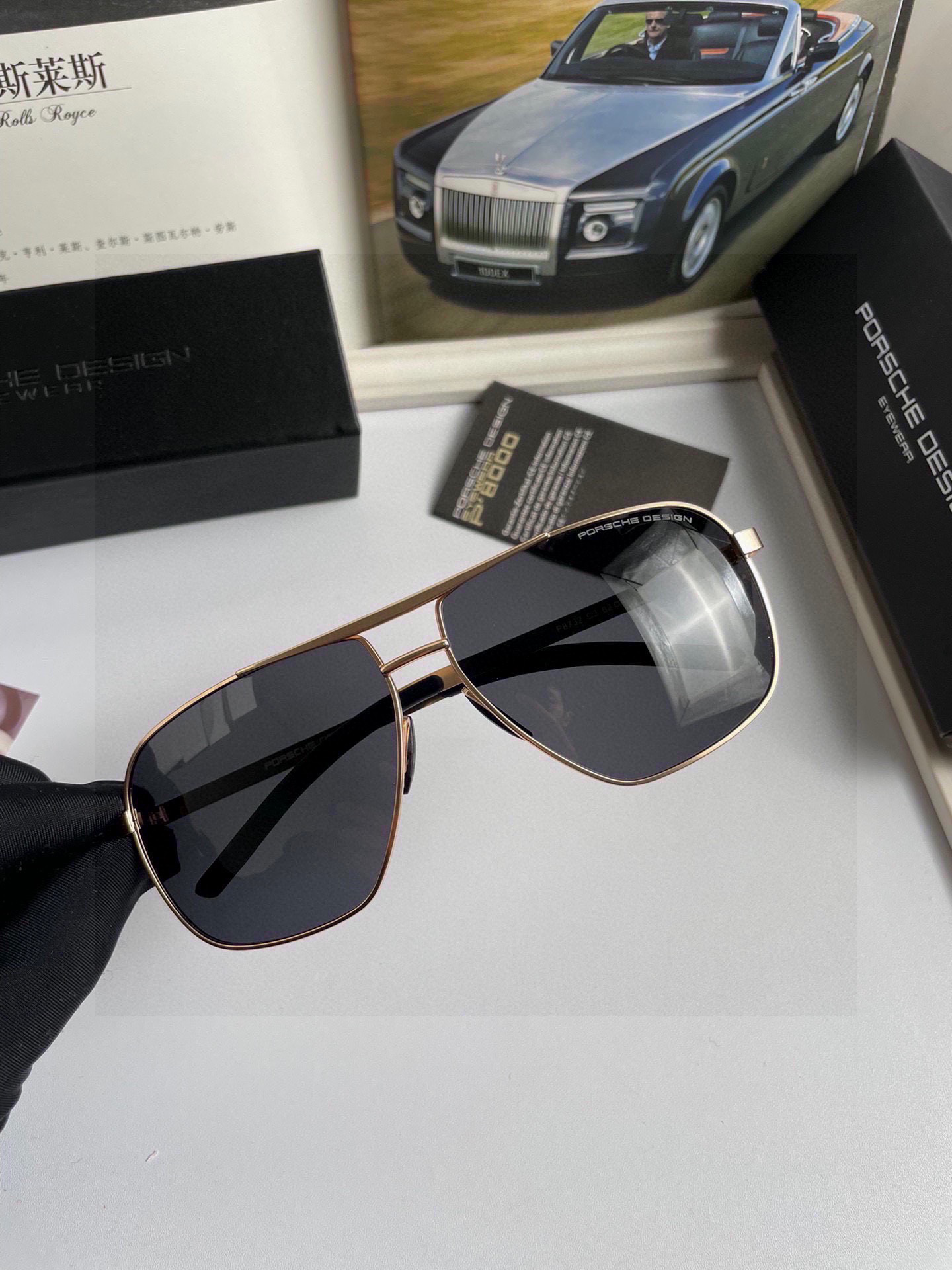 High-Quality Men’s Lighted Sunglasses with Imported Materials: Polly-Ray Mirrors, Stainless Steel Alloyed Legs. - 图片 2