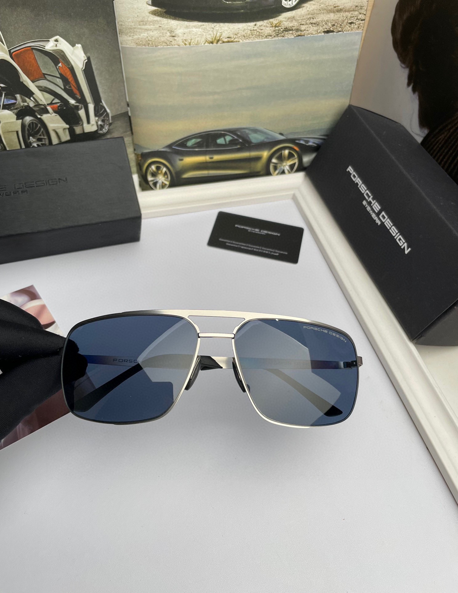 🅿️209. NEW COW BRAND: PORSCHE HIGH-QUALITY MAN’S ORIGINAL BOX SUNGLASSES - 图片 5