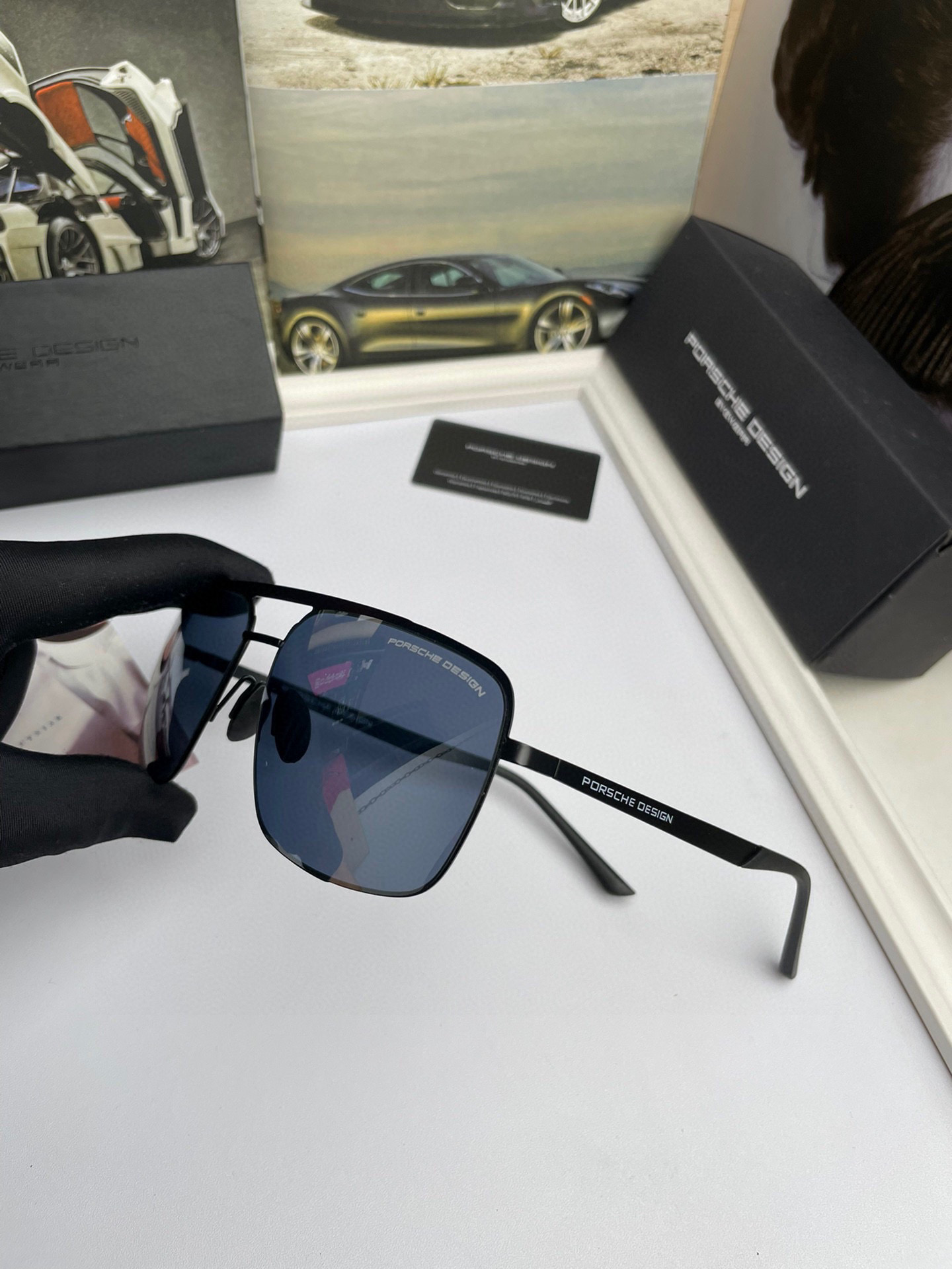 🅿️209. NEW COW BRAND: PORSCHE HIGH-QUALITY MAN’S ORIGINAL BOX SUNGLASSES - 图片 6