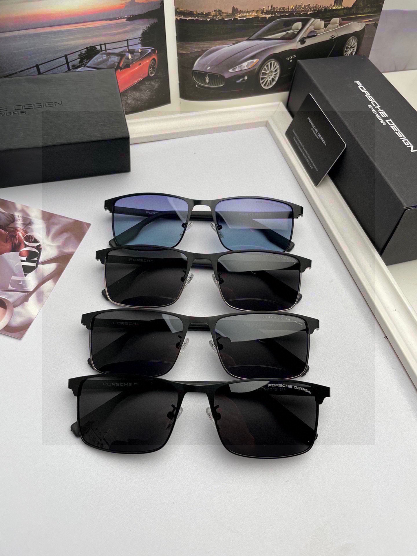 Porsche Sunglasses: High-Quality, Ultra-Light, Top-Notch Design (No. 8153) - 图片 9
