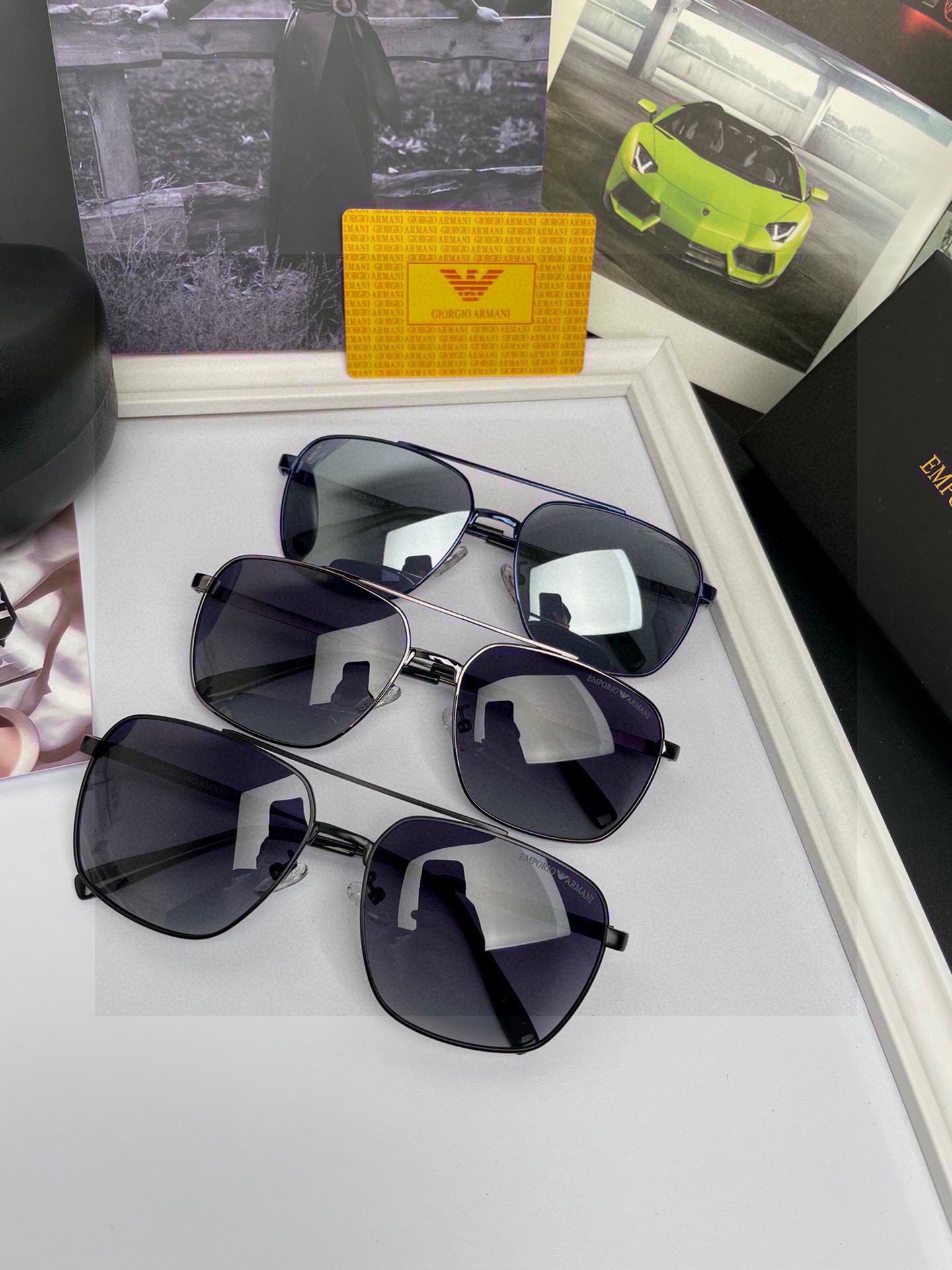 🅿️173. AMANI’S HIGH-QUALITY MALE LUMINOUS SUNGLASSES. 8117 - 图片 4