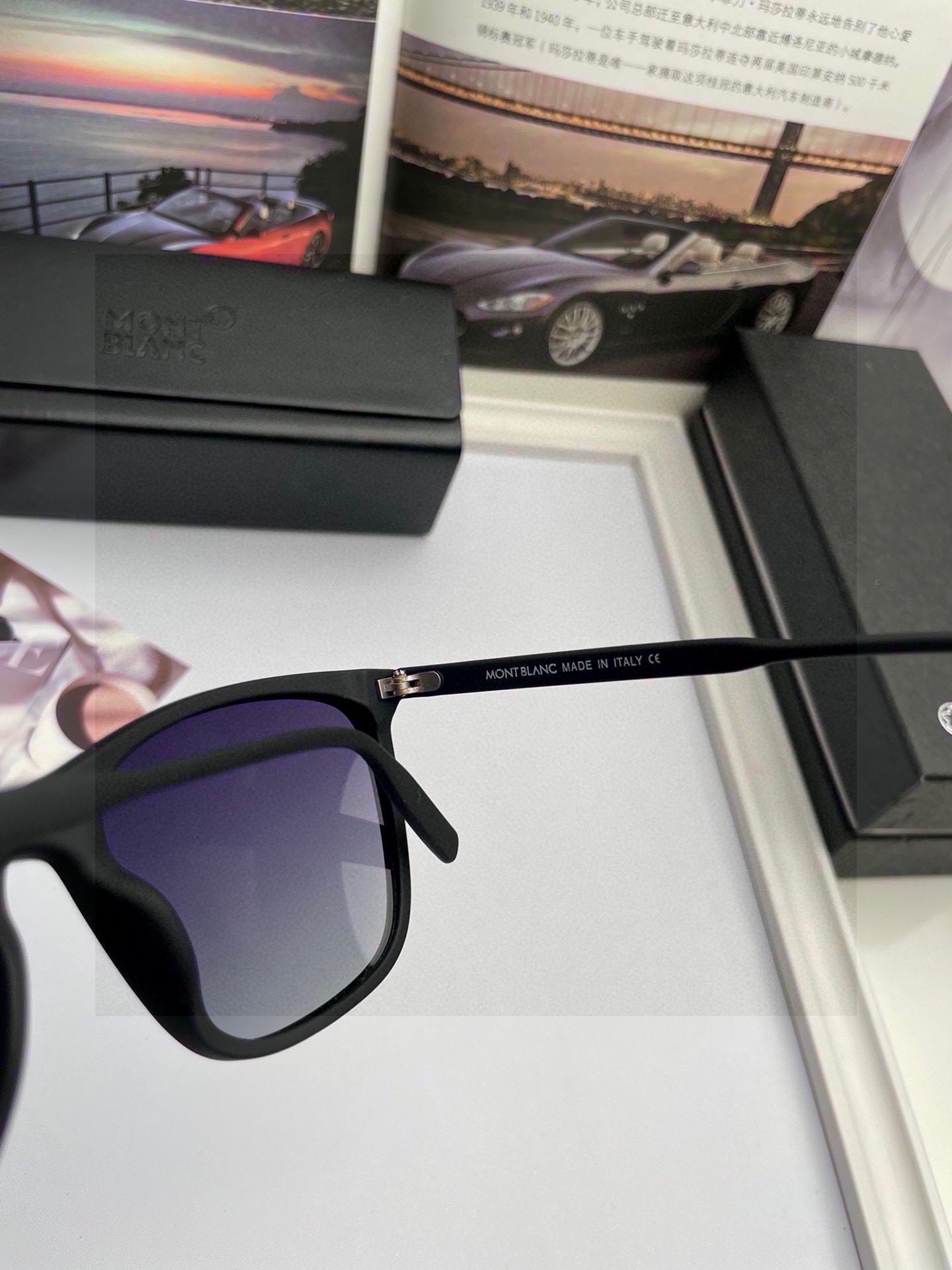 New Brand Marlbron Montblanc: High-End Handmade Luminous Sunglasses for Men - 图片 9