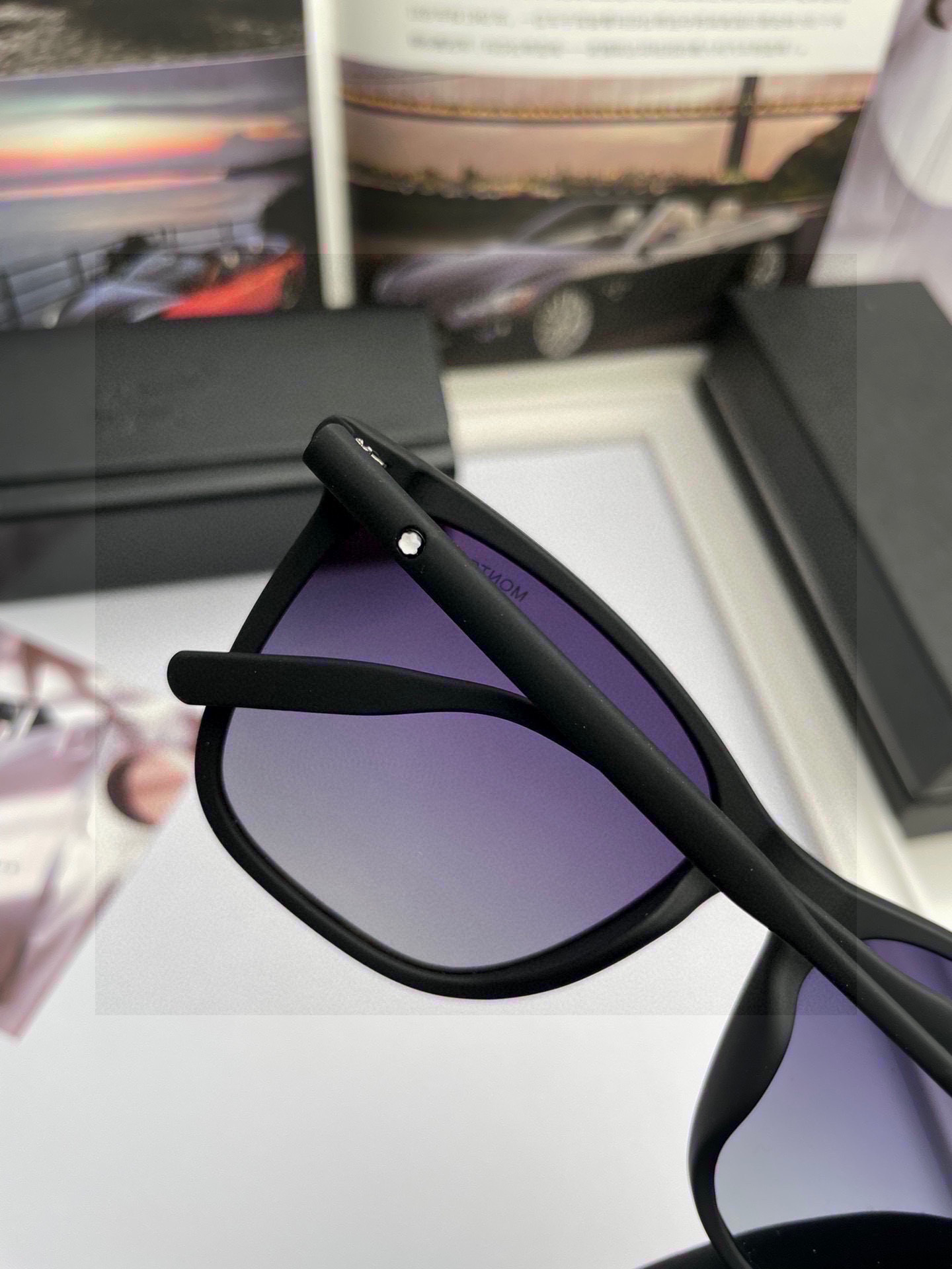 New Brand Marlbron Montblanc: High-End Handmade Luminous Sunglasses for Men - 图片 8
