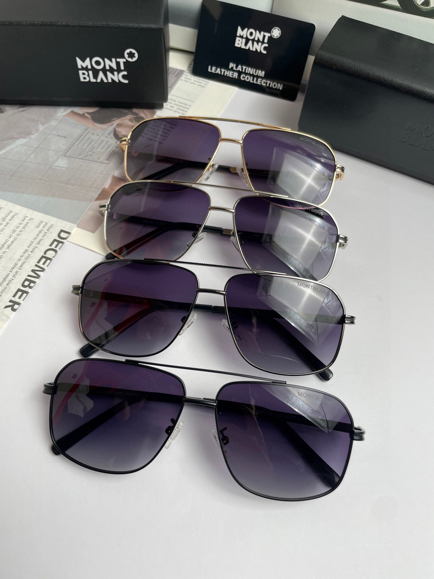 NO:254703,.New Montblanc Original single-quality men's and women's polarized sunglasses, high-definition Polaroid polarized lenses, plate printed logo temples. You can see the details that the master's handmade design is exquisite, high-end and atmospheric, suitable for travel. 9828 glasses sunglasses, glasses, montblanc19860909.新款万宝龙montblanc 原单品质男士女士偏光太阳镜 材质高清宝丽来偏光镜片、板材印字logo镜腿.看细节就知道大师手工制作设计,做工精致,高端大气,适合旅游出行.9828眼镜墨镜太阳镜,眼镜,montblanc,glasses