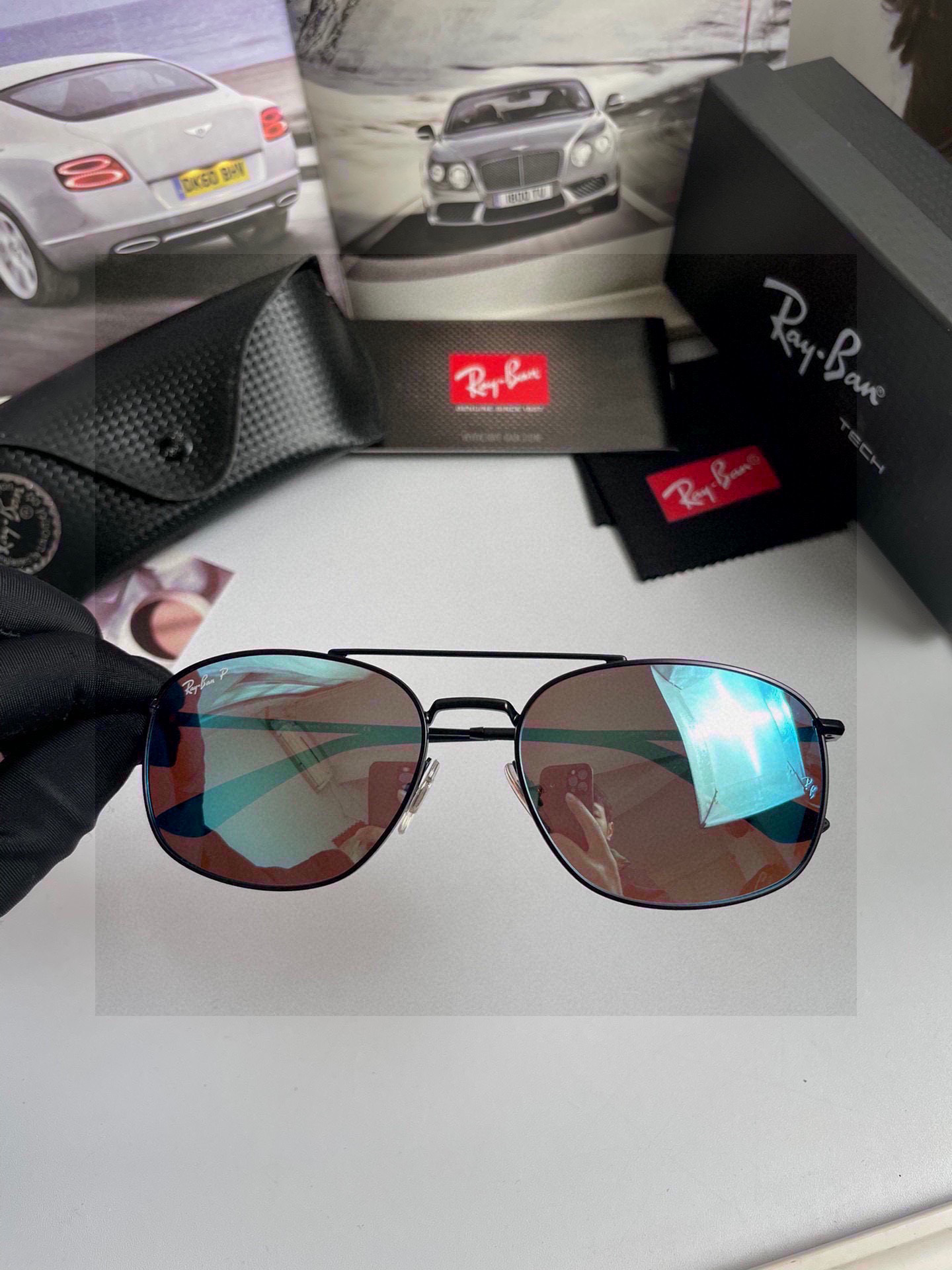 。新款💥品牌：雷朋Ray.Ban高品质男士偏光太阳镜🕶️ 材质：进口宝丽来偏光镜片、💦进口不锈钢合金镜框