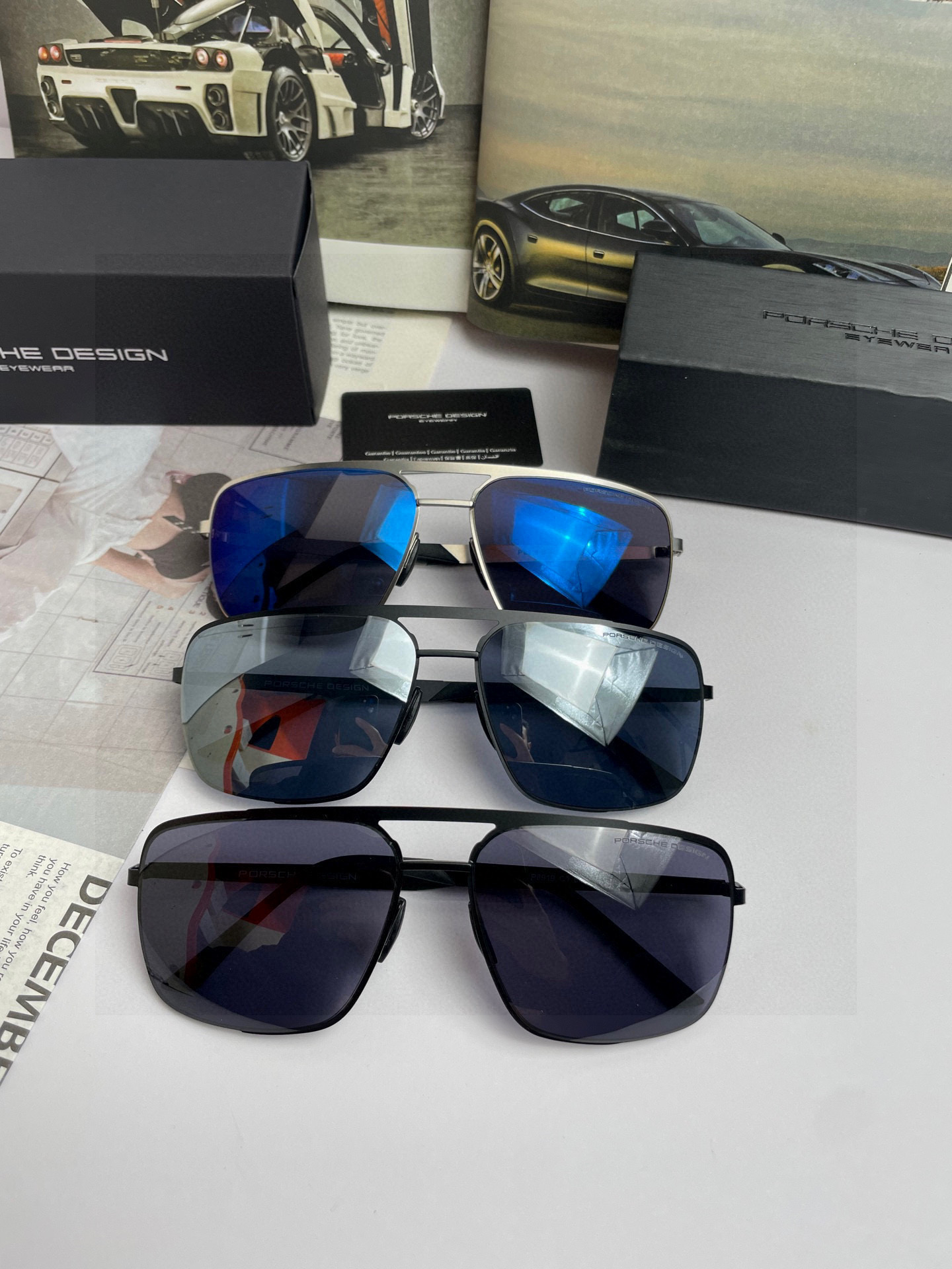 。新款牛货💥品牌：保时捷高品质男士女士原单方框太阳镜🕶️ 材质：高清尼龙镜片、💦超轻超有弹性镜腿.戴上超