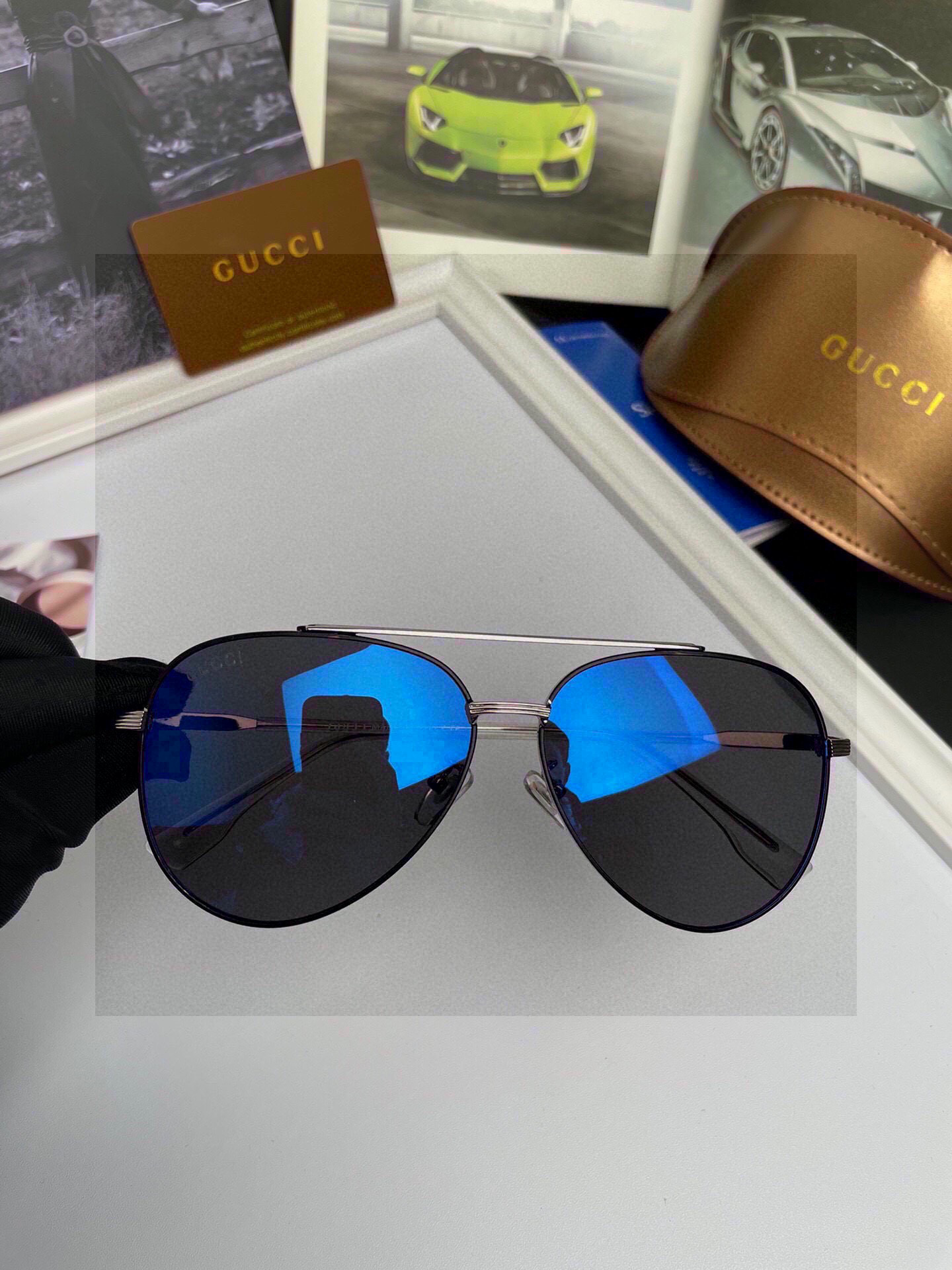 。新款💥品牌：路易威登LV 原单品质男女同款偏光太阳镜🕶️ 材质：高清宝丽来偏光镜片、进口合金印字log