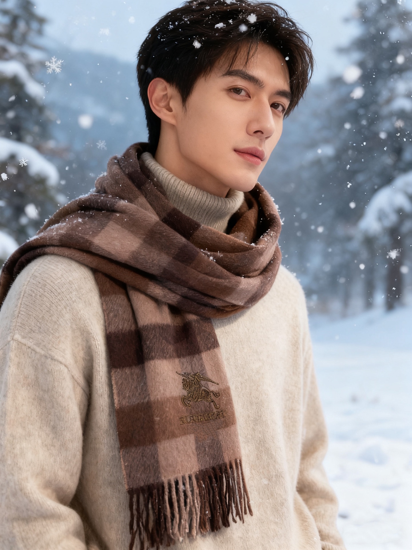 新款巴宝莉男士格子高级货❗️设计风格采用格子纹图案，带有品牌标志性的骑士纹章刺绣和“BURBERRY”标