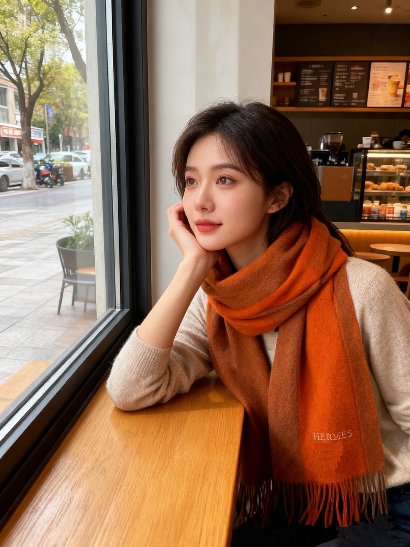 HERMFS【爱马仕】巴黎时装展采用蒙古高原细羊绒！手感满满地都是细腻的绒毛！这个价格绝对百分之百的实惠