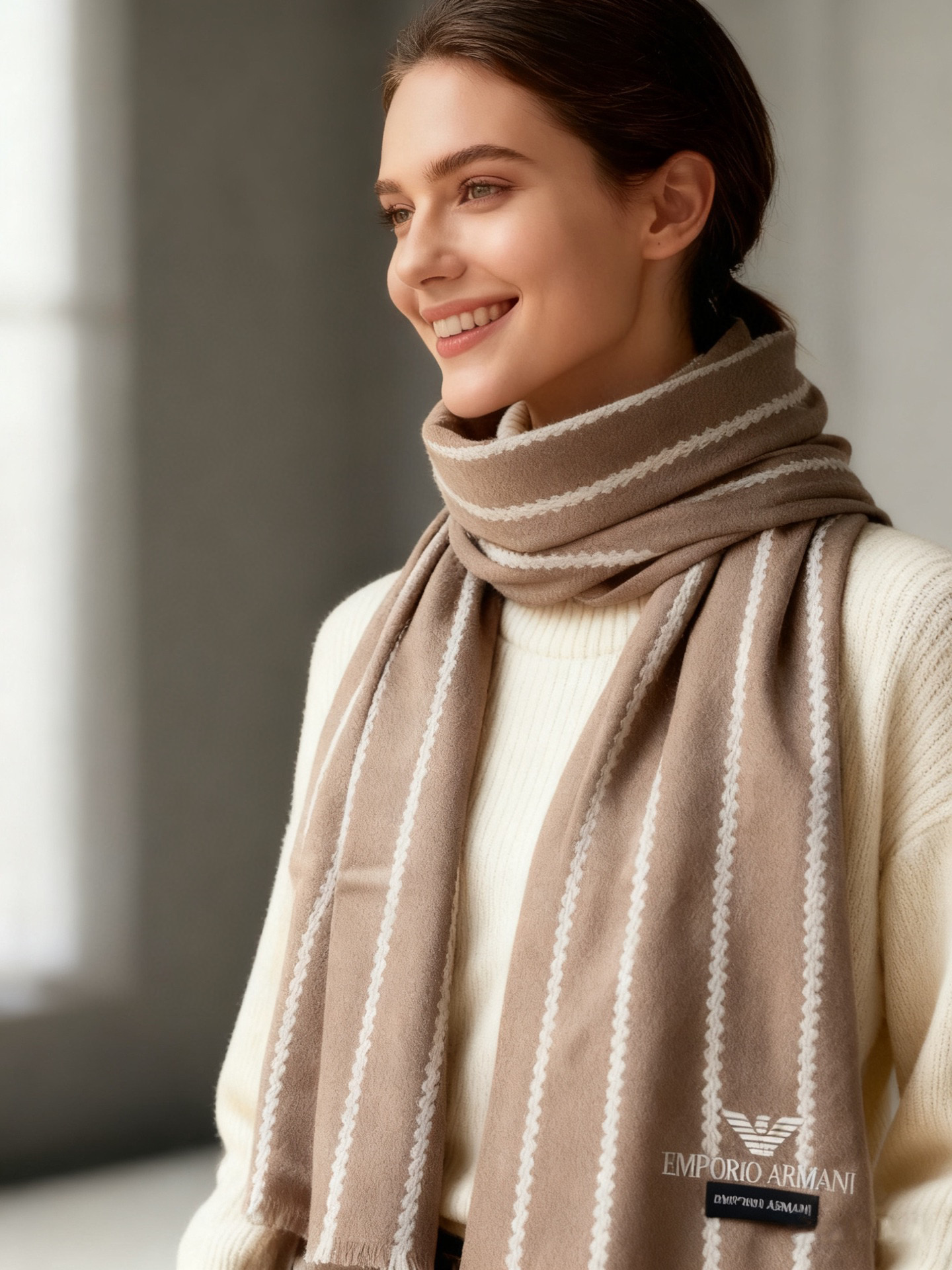 阿玛尼（Arman）披肩且买且珍惜~~男款真的很少，一年也就出几款，都是出口订单所以比较难遇。男人的东西