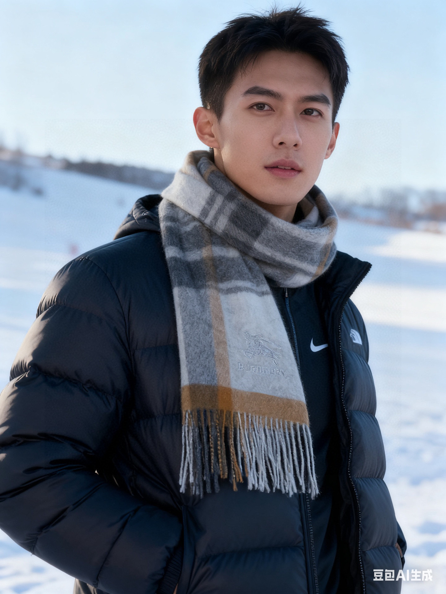 巴宝莉Bur羊绒格子好看的要疯掉了，太有型太有魅力了！！！非常斯文时尚的秋冬单品！真的很喜欢，非常Cla