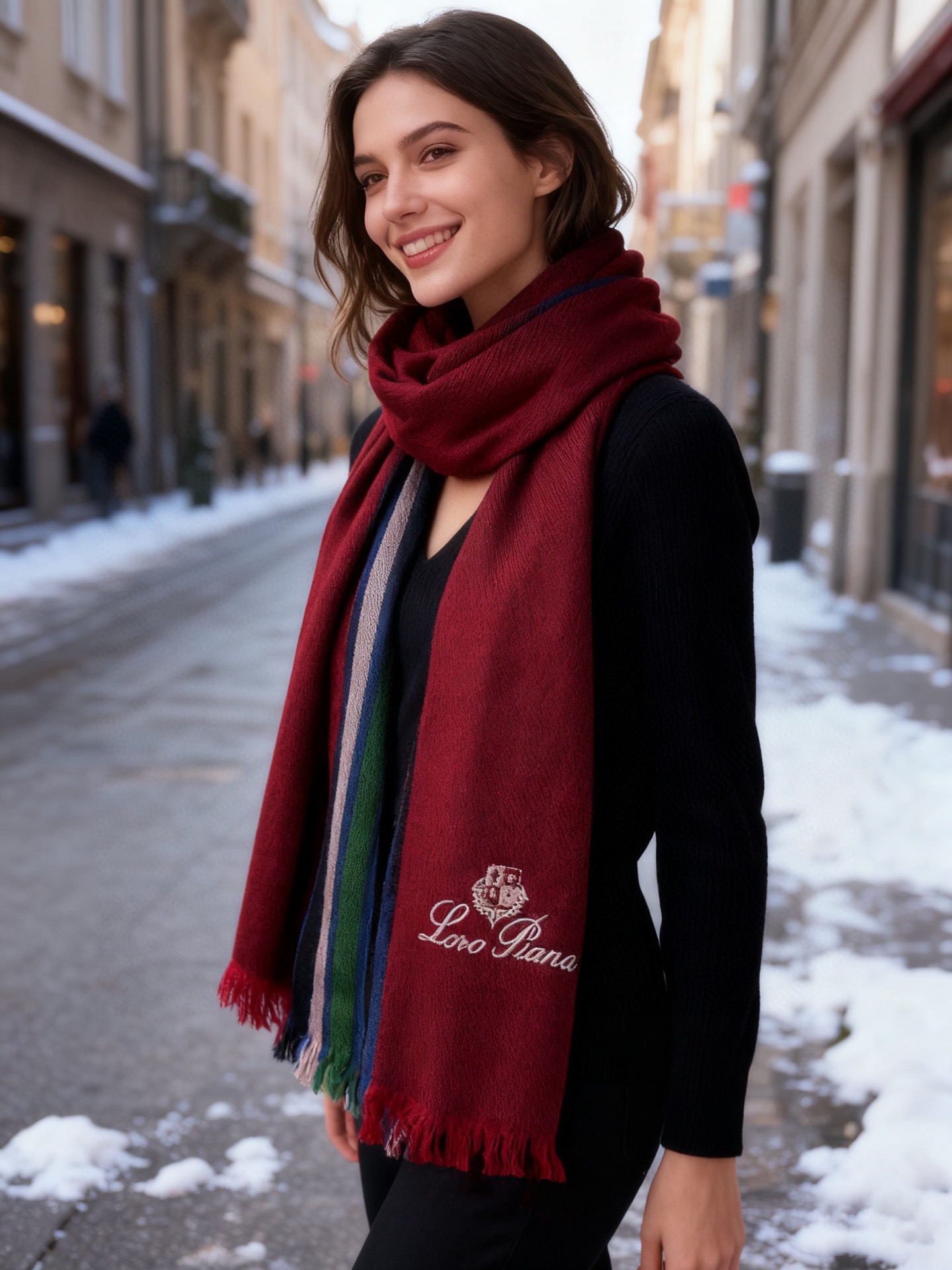 意大利🇮🇹奢侈品牌 💯🎆loro Pianna 皮安娜 设计新贵 以简洁大气的款式著名 📿📿正儿八经的正