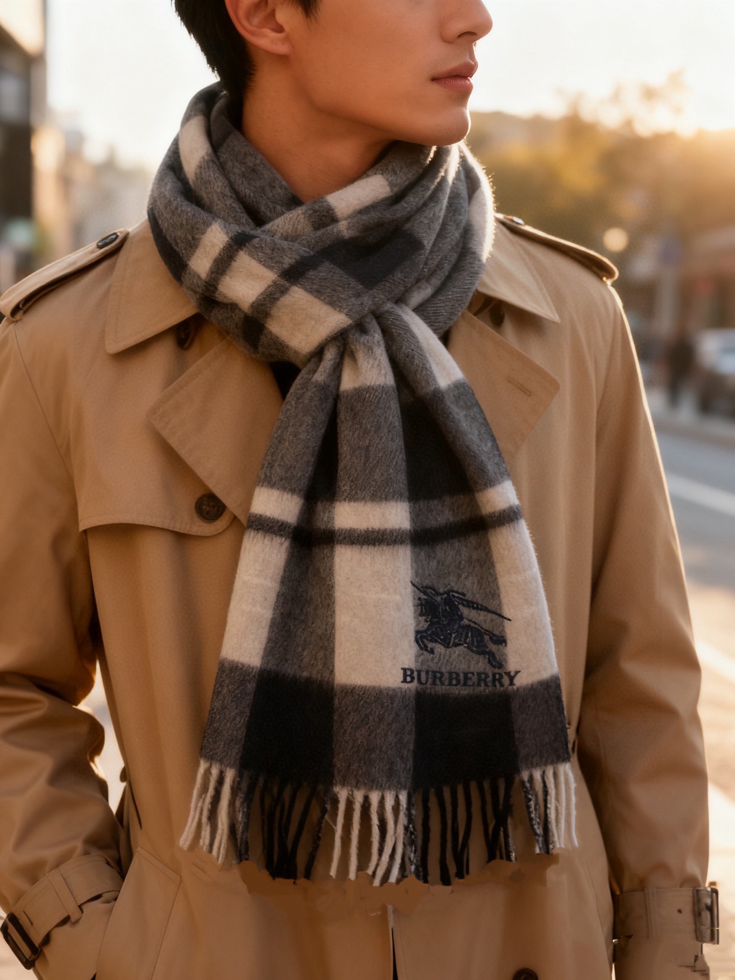 新款巴宝莉男士格子高级货❗️ 顶级出口尾单战马刺绣👍货不多，下手一定要快，真心美的让人非常非常心动 上身