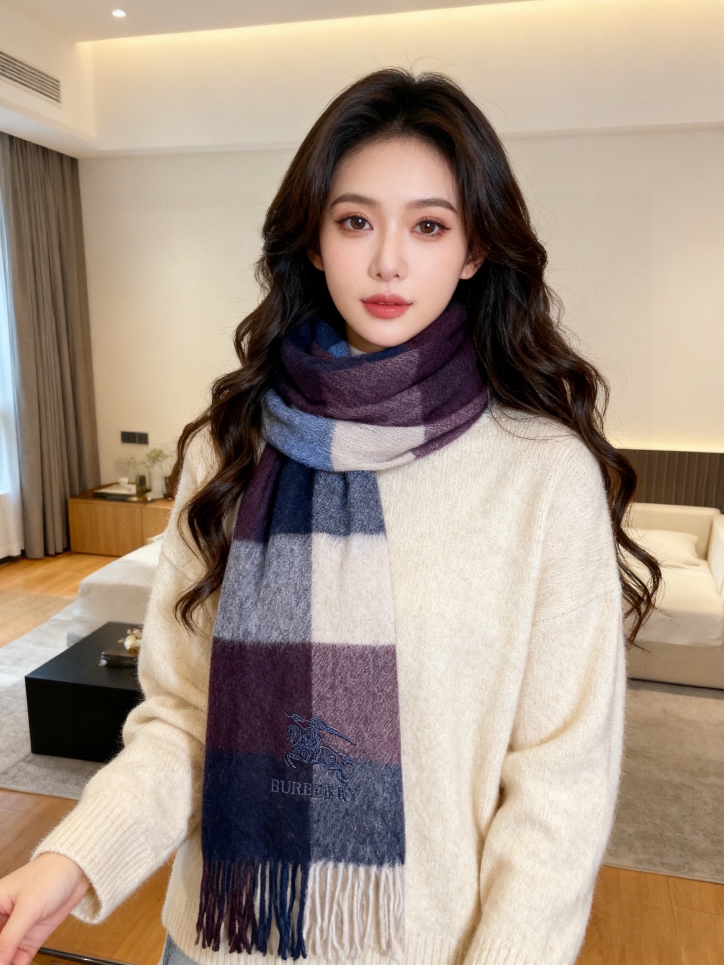 新款巴宝莉男士格子高级货❗️ 顶级出口尾单战马刺绣👍货不多，下手一定要快，真心美的让人非常非常心动 上身