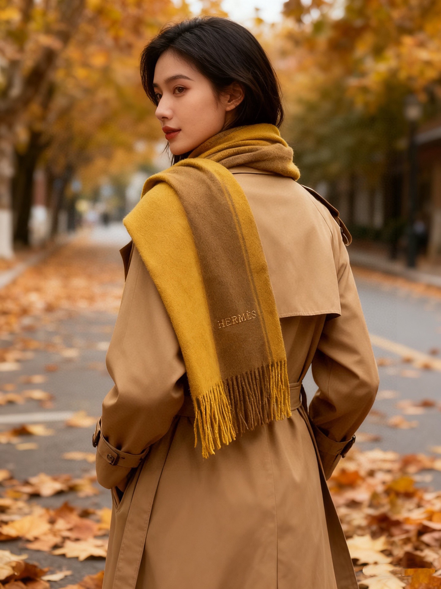 HERMFS【爱马仕】巴黎时装展采用蒙古高原细羊绒！手感满满地都是细腻的绒毛！这个价格绝对百分之百的实惠