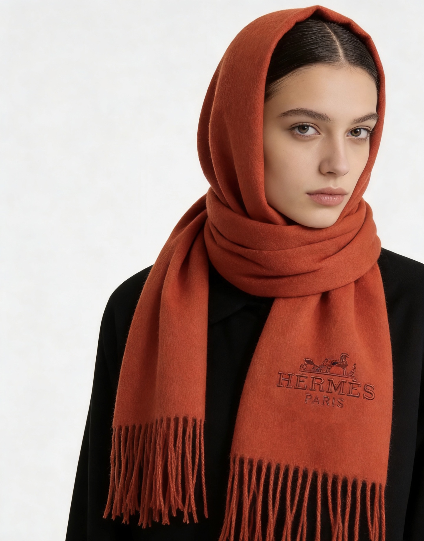 HERMFS【爱马仕】巴黎时装展采用蒙古高原细羊绒！手感满满地都是细腻的绒毛！这个价格绝对百分之百的实惠