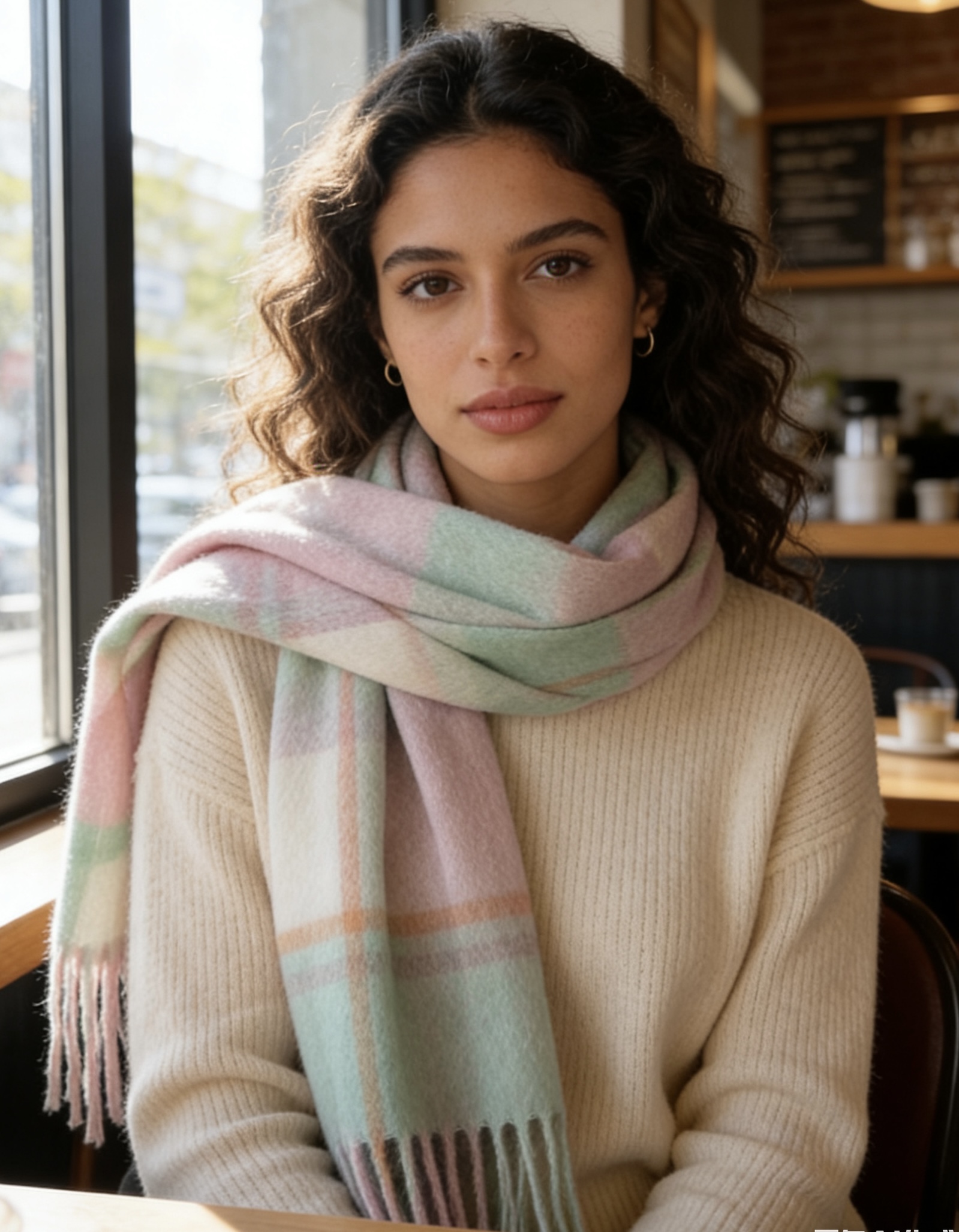 。巴宝莉最新格纹男女福利款❗️😍殿堂级御用芭芭家战马的经典格混绒围巾🧣独家渠道货bulingbuling