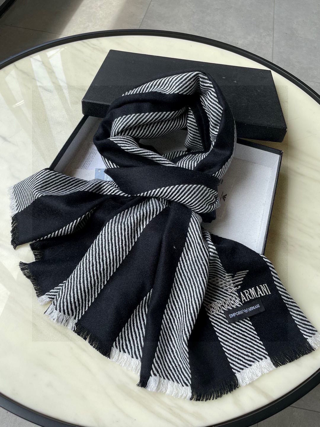 Шарф Армани Арман Логотип 60*200см — photo 8