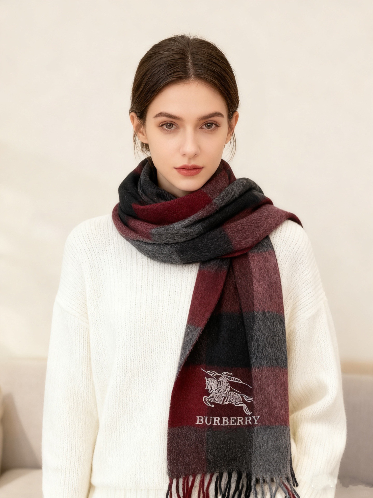 巴宝莉男士格子高级货❗️ 顶级出口尾单战马刺绣👍货不多，下手一定要快，真心美的让人非常非常心动 上身效果