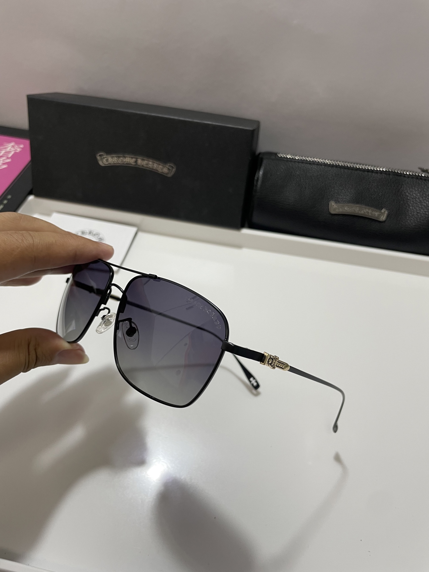 Мужские солнцезащитные очки Chrome Hearts