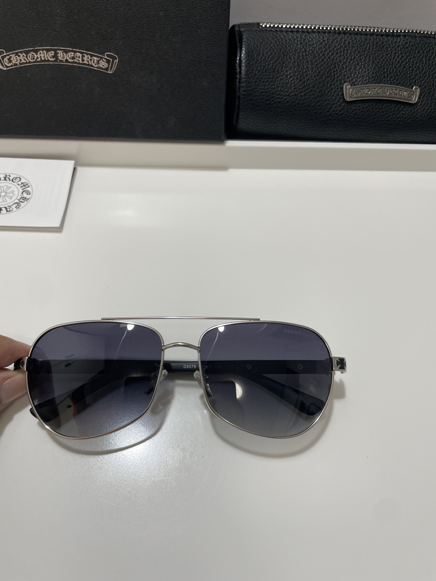 Солнцезащитные очки Chrome Hearts мужские