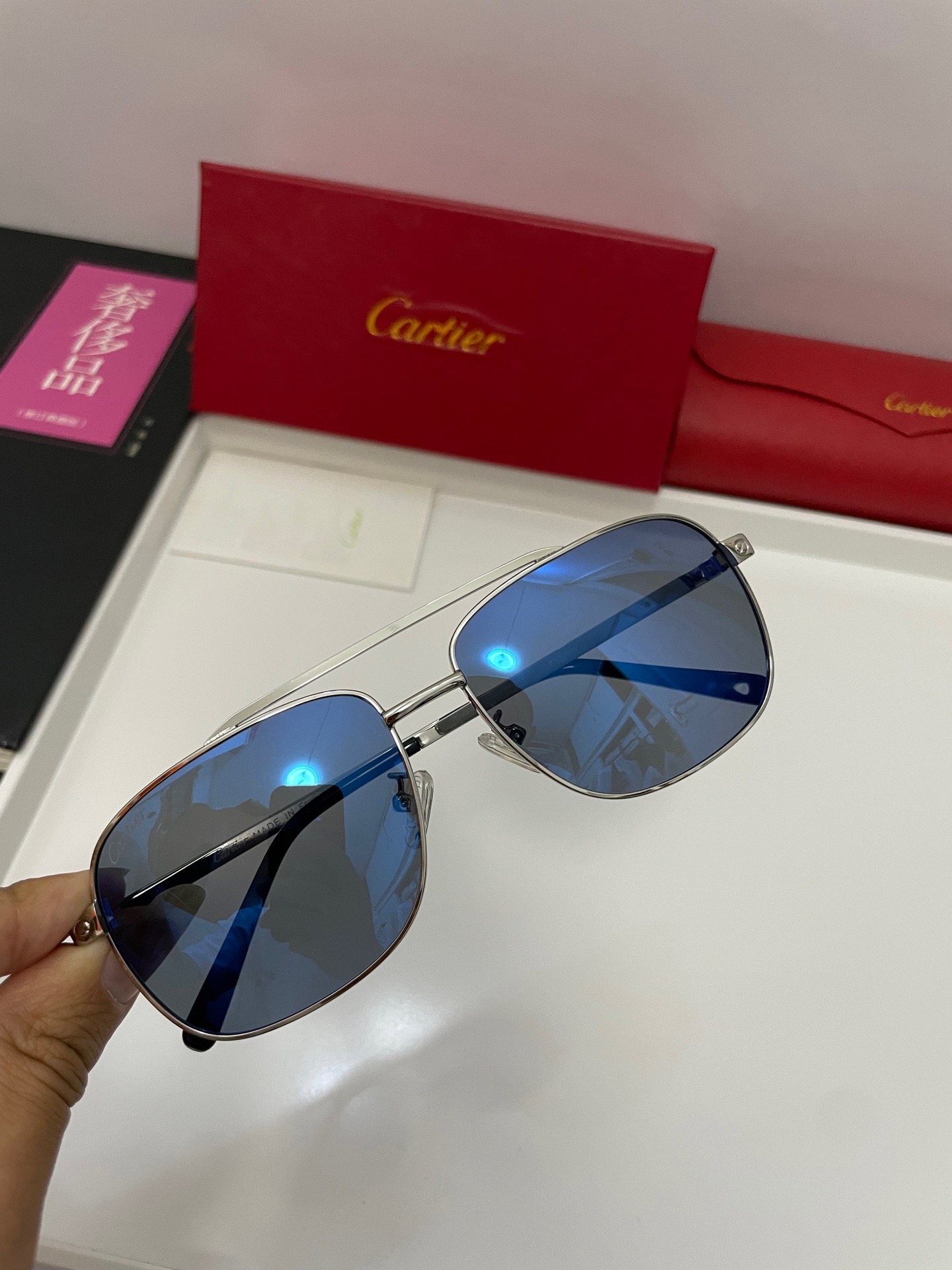 Солнцезащитные очки Cartier мужские поляризационные