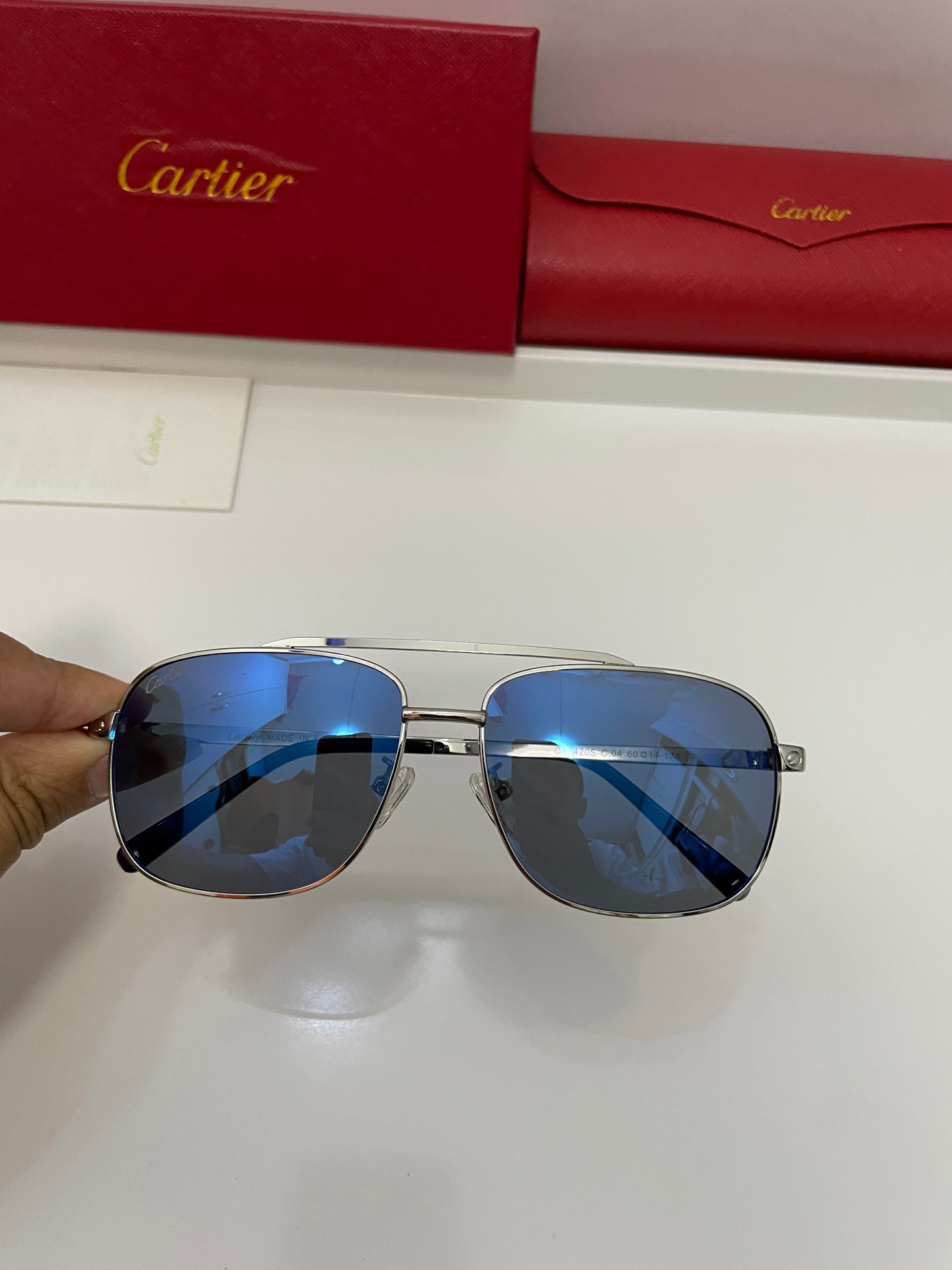 Солнцезащитные очки Cartier мужские поляризационные