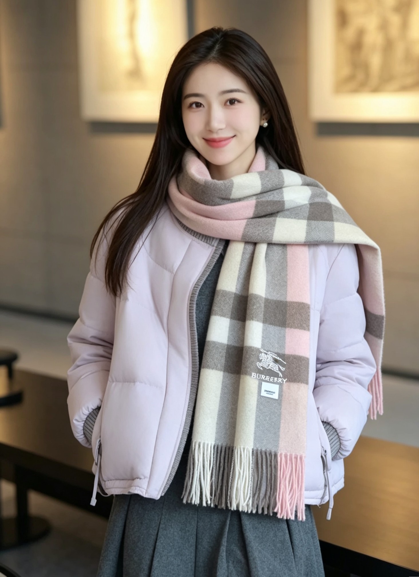 Burberry Check Scarf