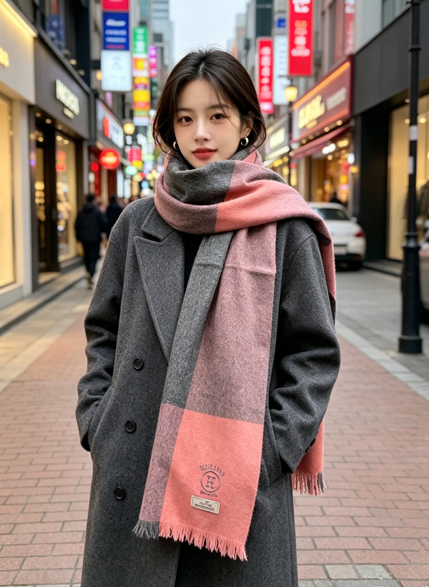 Hermes Check Scarf