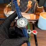 Cartier Watch Blue Engraving
