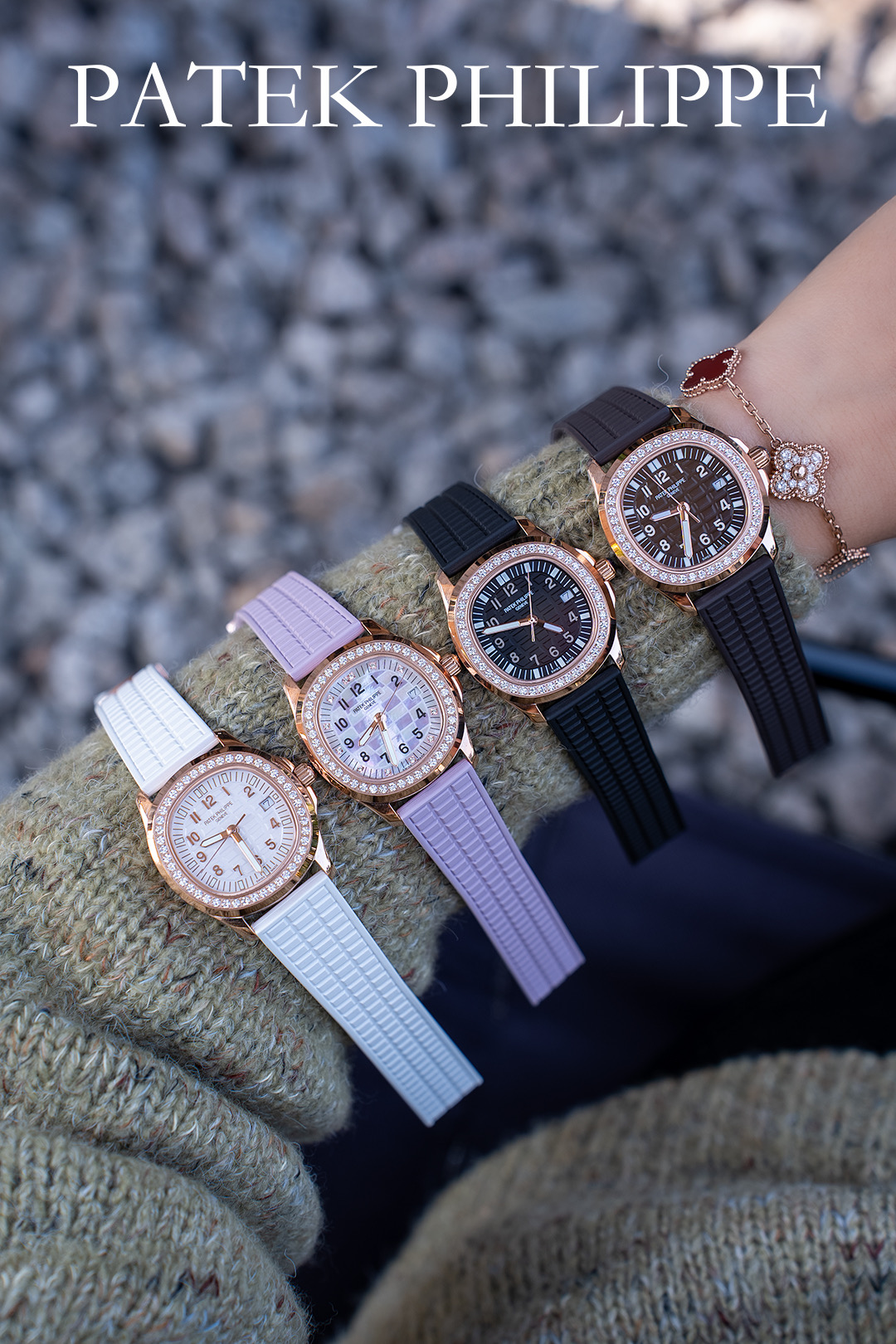 PPF Offers Perfectly Restored PATEK PHILIPPE 5067A Stone Wristwatches with Swiss Stone Core.