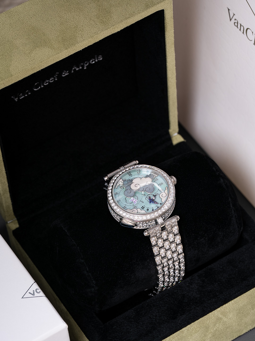 5GFactory Redraws Vanyabal Lady ArpelsRonde des Papallons Wristwatch with Butterfly Ballet - 图片 3