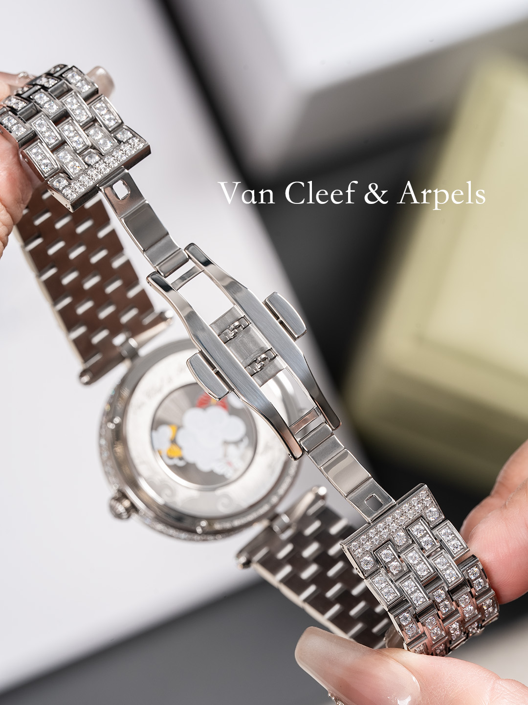 5GFactory Redraws Vanyabal Lady ArpelsRonde des Papallons Wristwatch with Butterfly Ballet - 图片 9