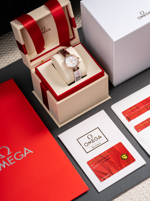 Omega De Ville Chic Series Watch, 30mm, Stainless Steel and Ceramic Band 1 Omega De Ville Chic Series Watch, 30mm, Stainless Steel and Ceramic Band