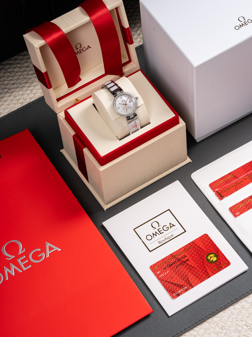 Omega De Ville Chic Series Women's Watch, 30mm, Mother-of-Pearl Diamond Dial 1 Omega De Ville Chic Series Women's Watch, 30mm, Mother-of-Pearl Diamond Dial