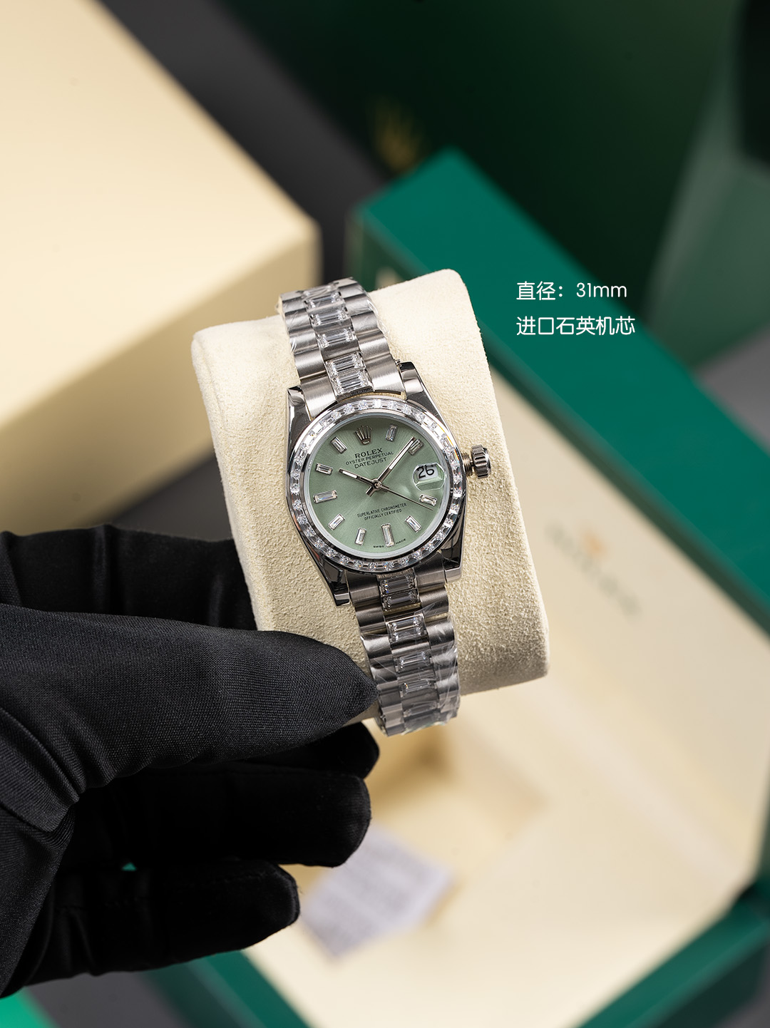Rolex Style Beige Watches Watches Watches detail image 4 from source 765363