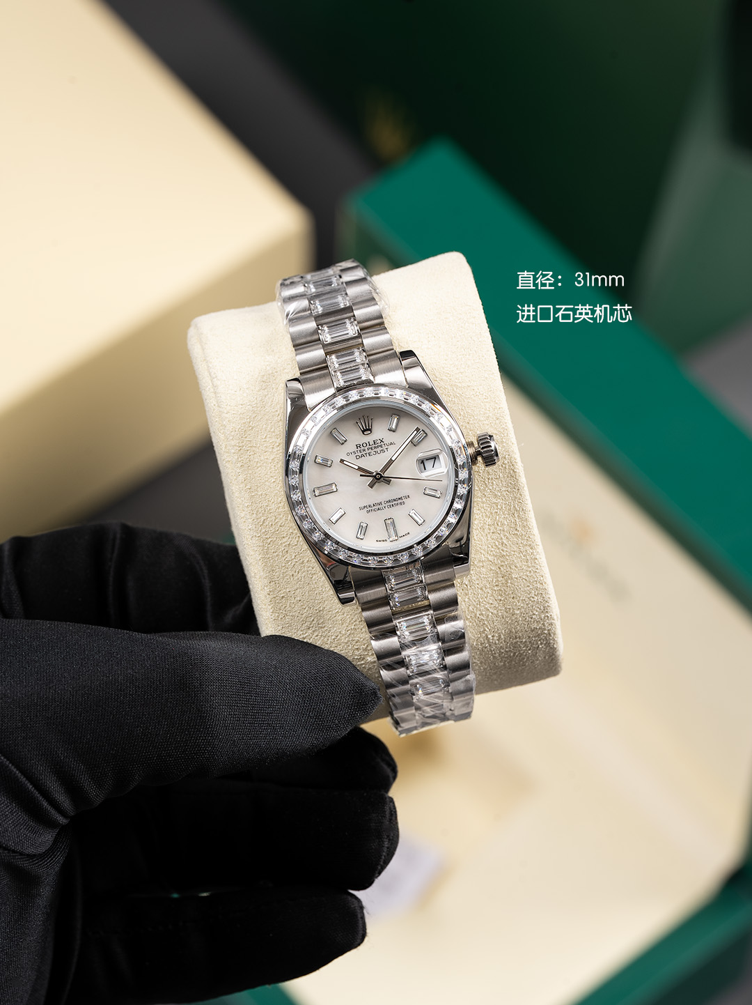 Rolex Style Beige Watches Watches Watches detail image 5 from source 765363