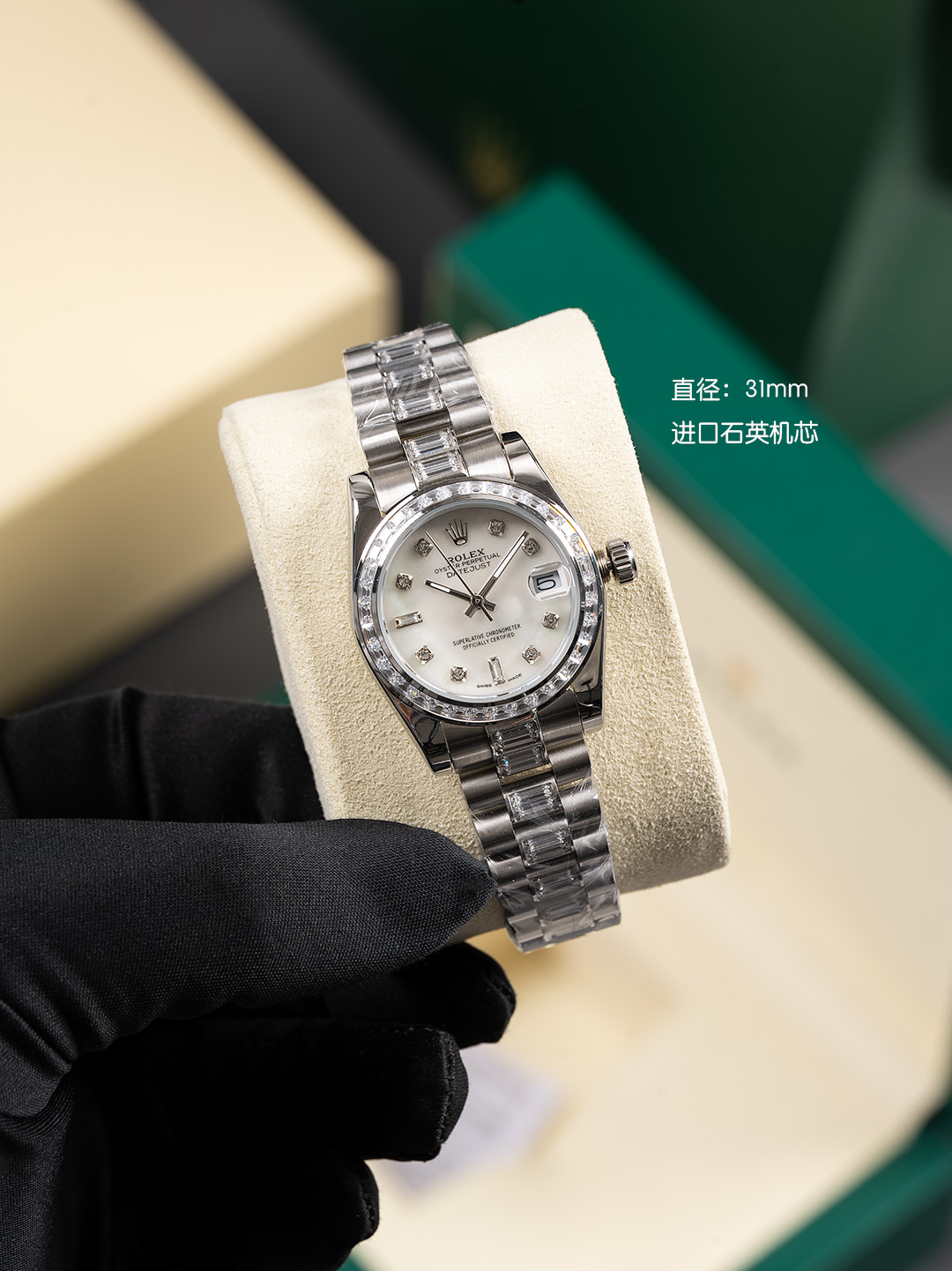 Rolex Style Beige Watches Watches Watches detail image 3 from source 765363