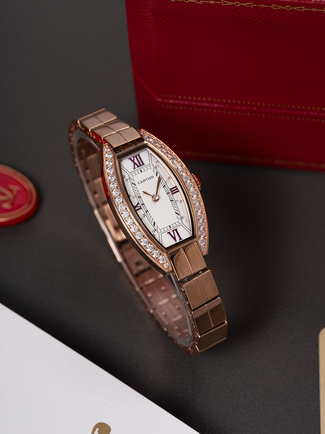 Cartier Style White Watches Lookbook Reference image 1