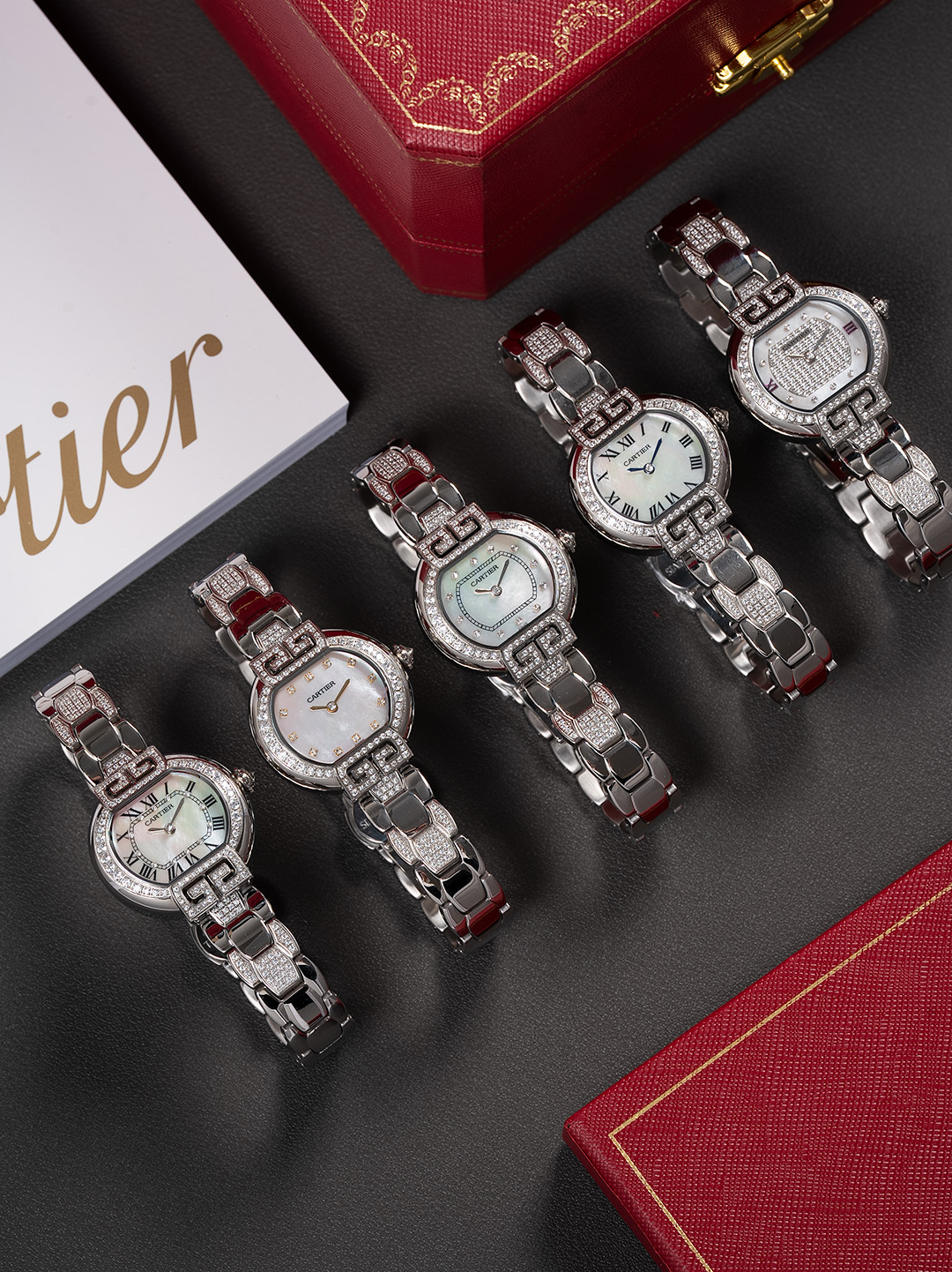 Cartier Style Blue Leather Watches Watches Watches detail image 6 from source 765672
