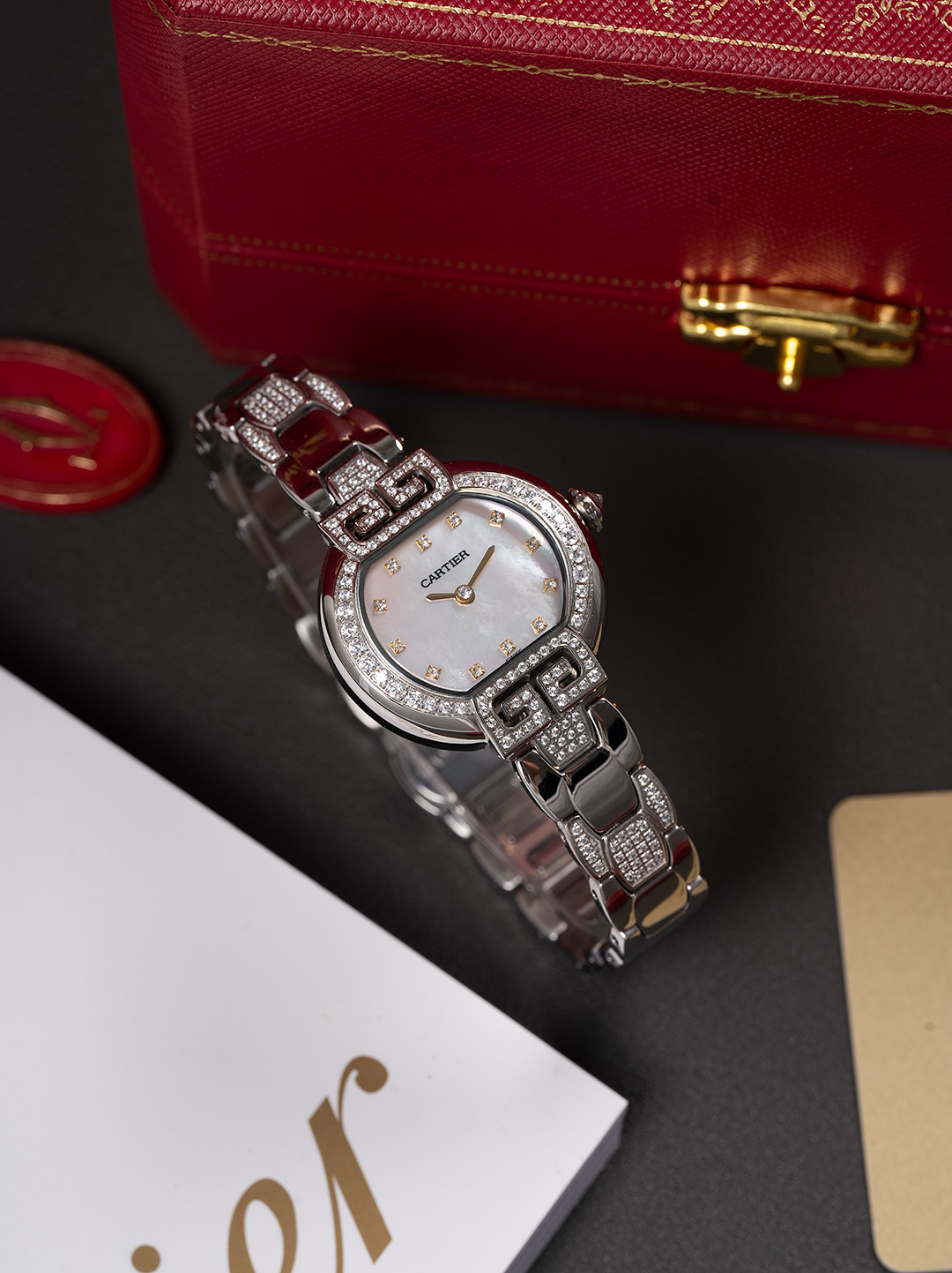 Cartier Style Blue Leather Watches Lookbook Reference image 2