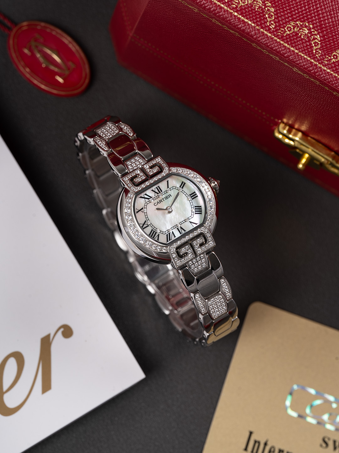 Cartier Style Blue Leather Watches Lookbook Reference image 1
