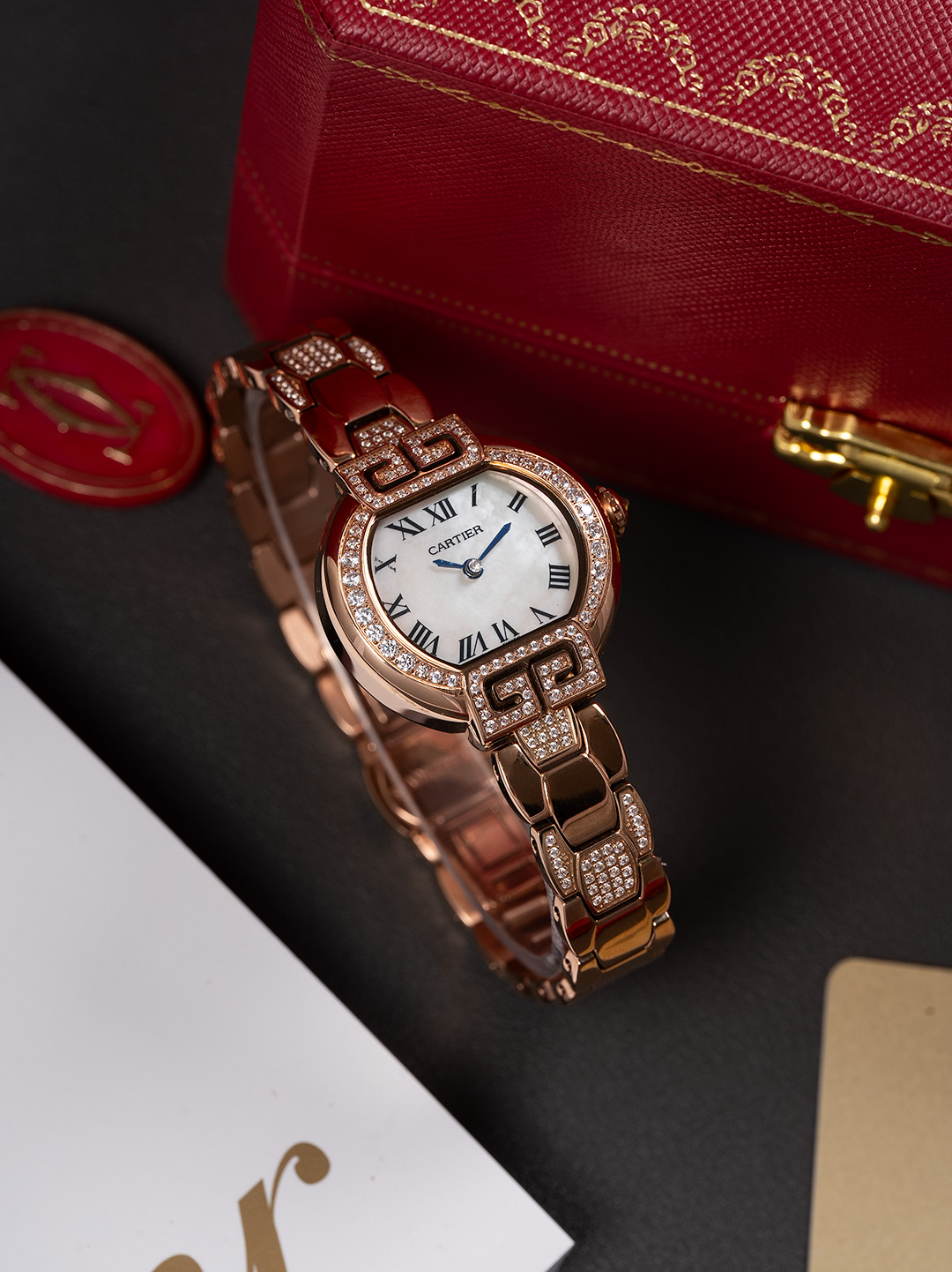Cartier Style Blue Leather Watches Lookbook Reference image 1
