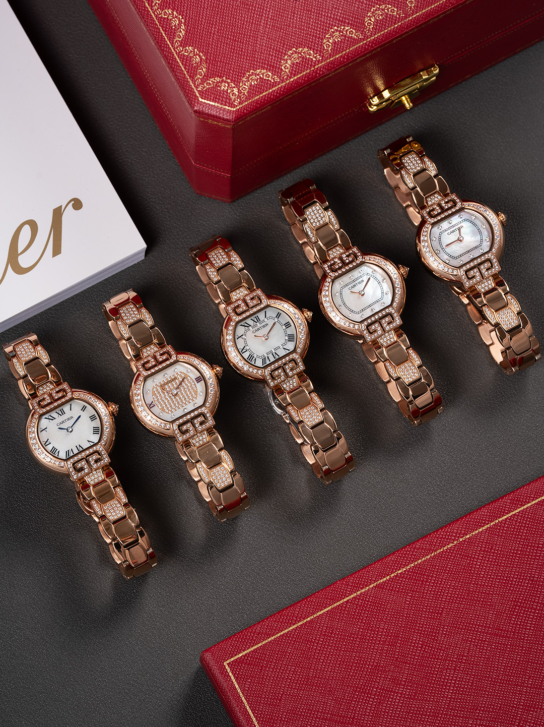 Cartier Style Blue Leather Watches Watches Watches detail image 6 from source 765673