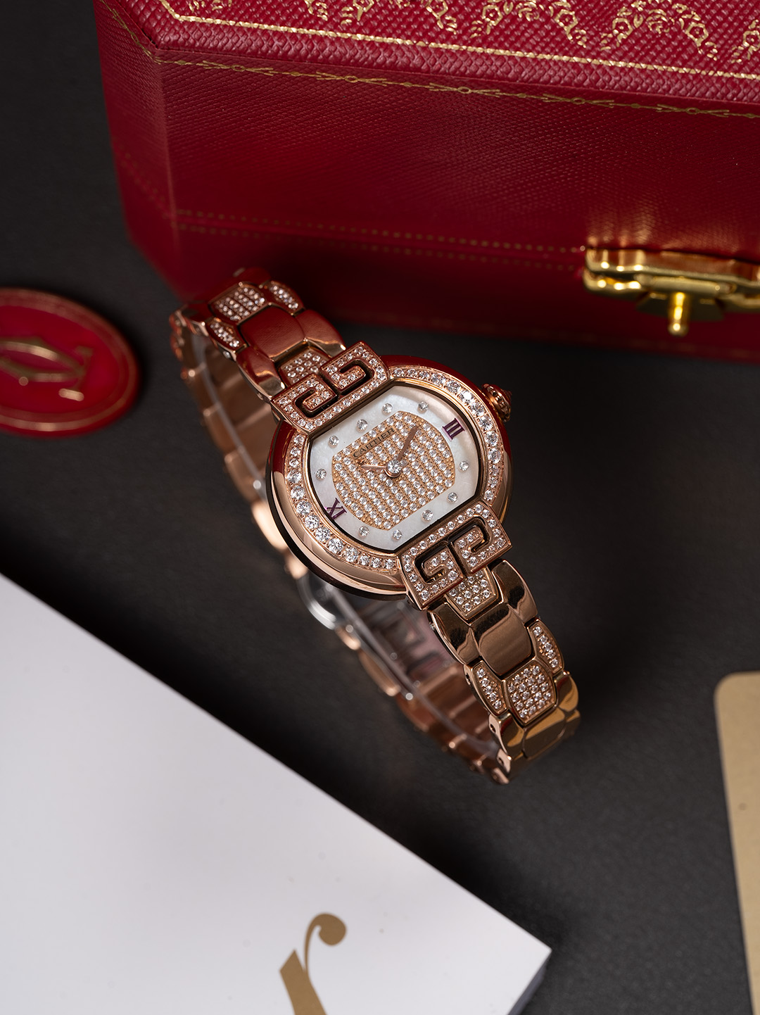 Cartier Style Blue Leather Watches Lookbook Reference image 2