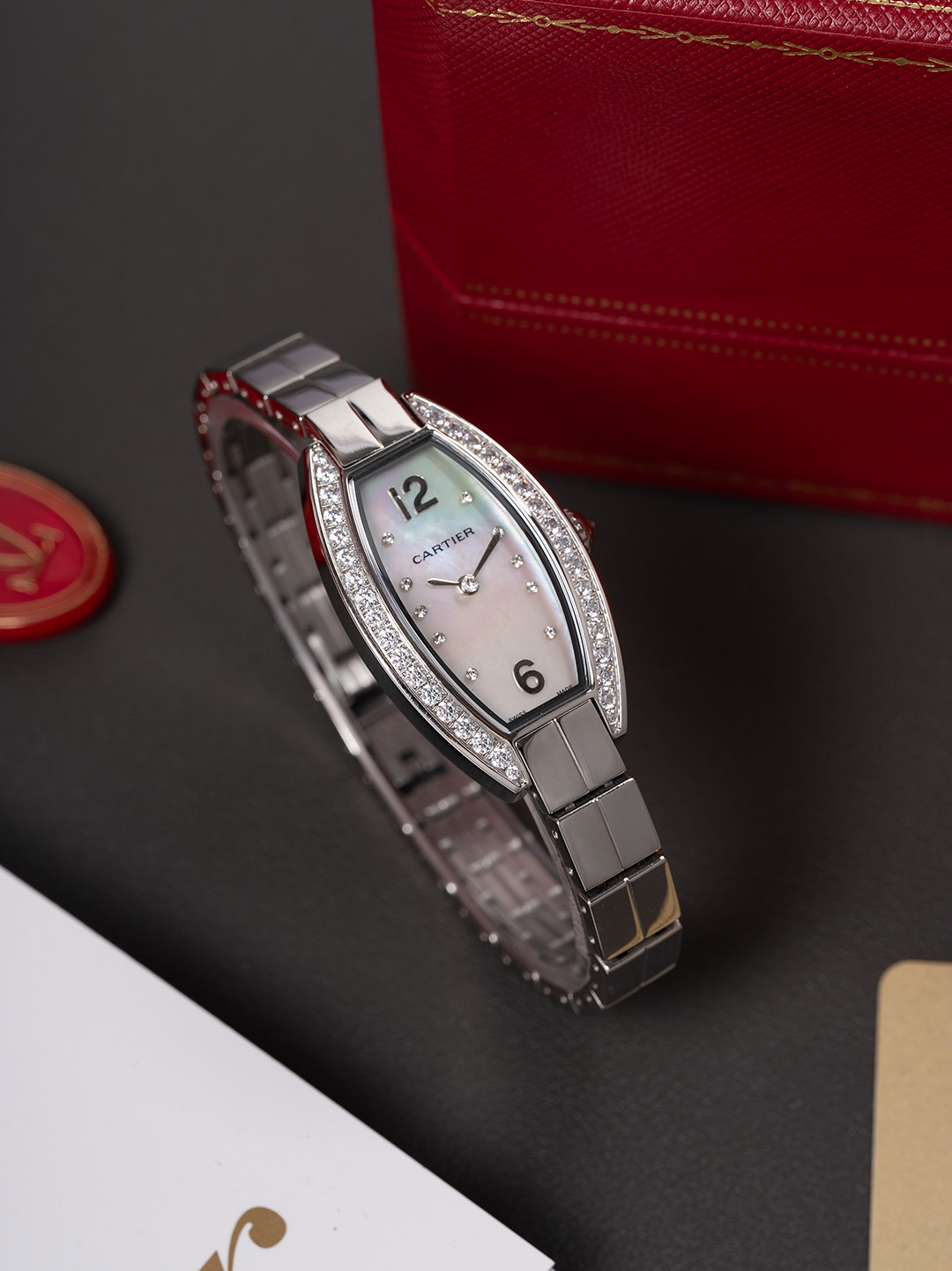 Cartier Style White Watches Lookbook Reference image 2