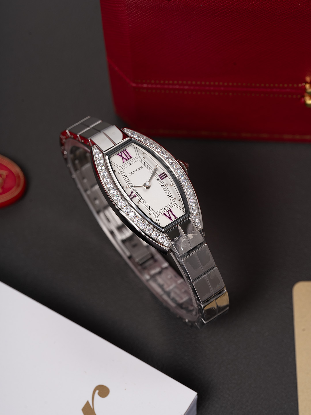 Cartier Style White Watches Lookbook Reference image 1