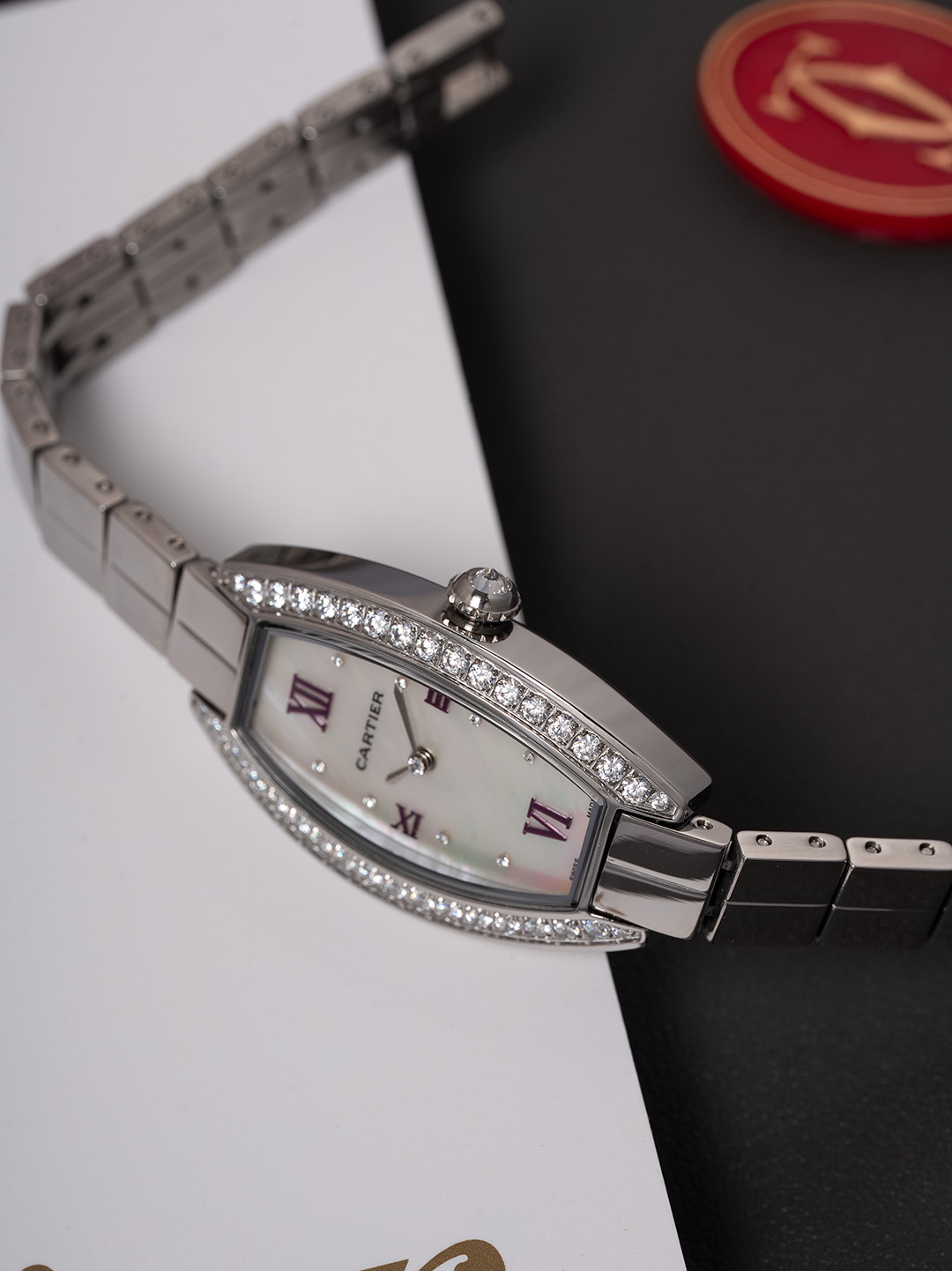 Cartier Style White Watches Watches Watches detail image 7 from source 765675