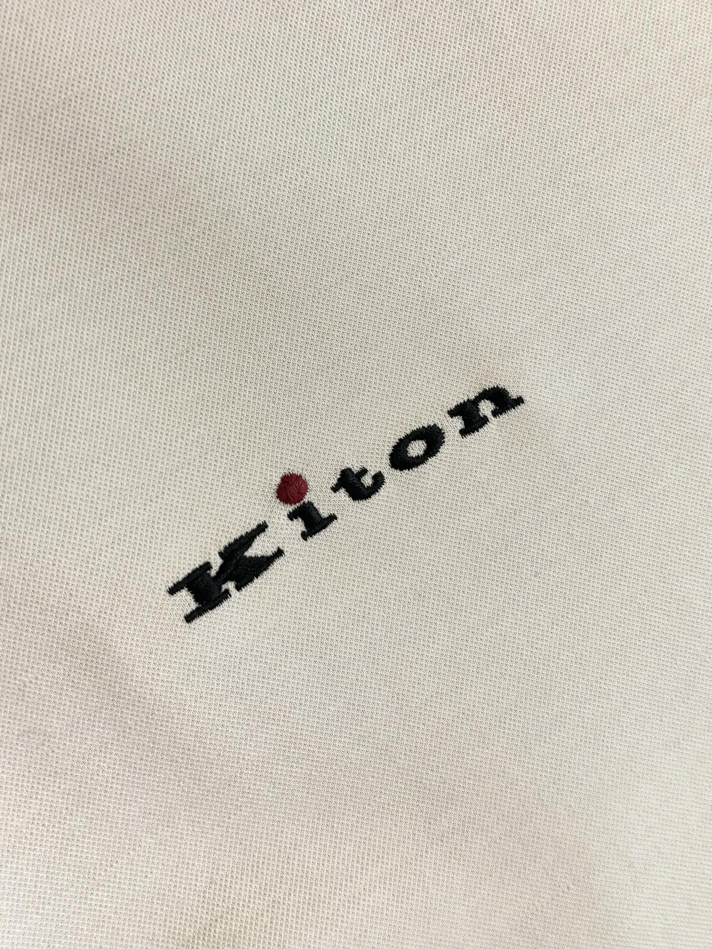 Kiton Men's Crew Neck T-Shirt Short Sleeve Embroidery Logo Top 7 i1741060605187 7811 0 5
