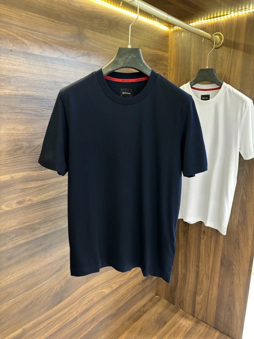 Kiton Men's Crewneck Pima Cotton Short Sleeve T-Shirt - Soft & Stylish 1 Kiton Men's Crewneck Pima Cotton Short Sleeve T-Shirt - Soft & Stylish